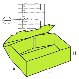 FEFCO-423 Opakowanie kartonowe