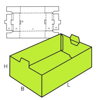 FEFCO-435 Opakowanie kartonowe